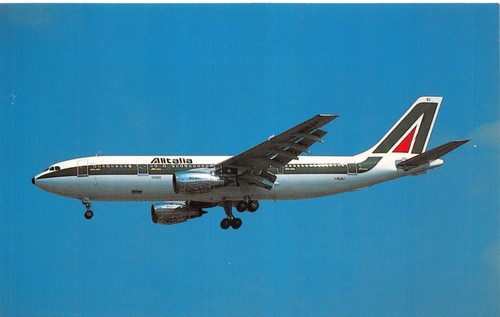 World air liners etc postcard - world,