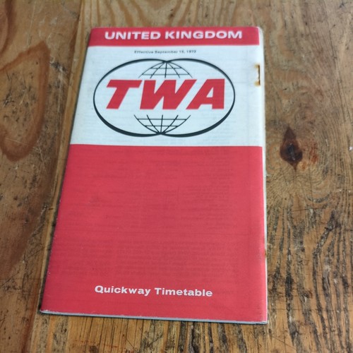 1972 twa trans world - uk, air