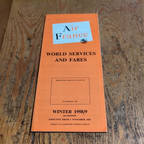1958 air france airlines - france,