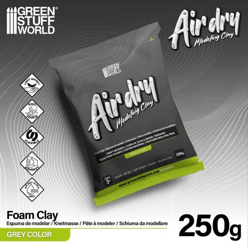 Air dry foam clay - air,