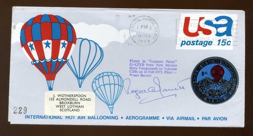 1973 world hot air balloon - world,