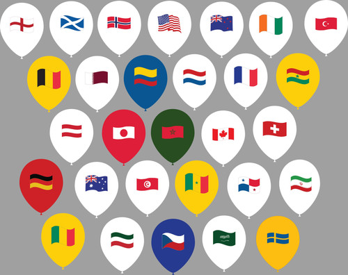 Football world cup flag - football,